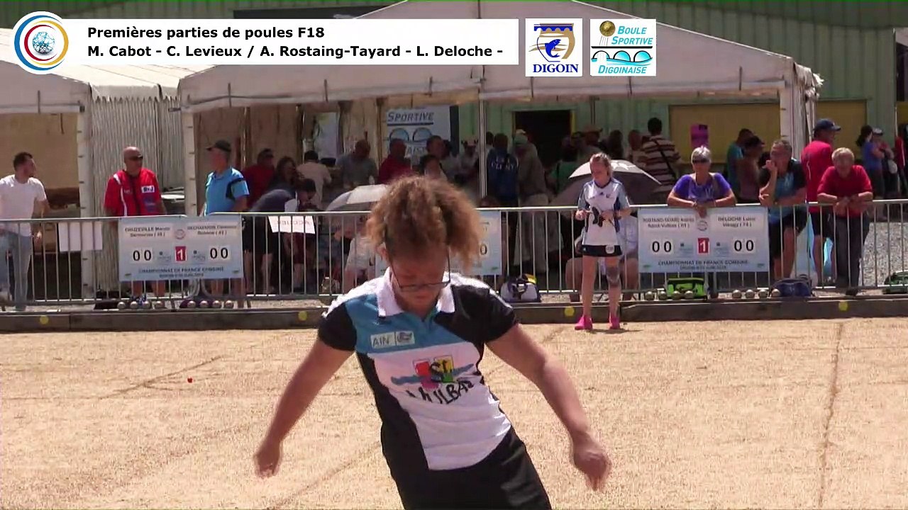 Premieres parties de poules F18, France Combiné Jeunes 2018, Digoin 2018