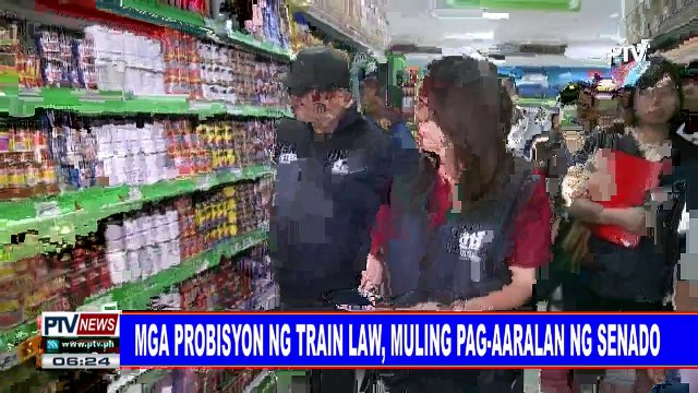 #PTVNEWS: Mga probisyon ng TRAIN law, muling pag-aaralan ng Senado