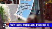 #PTVNEWS: Palasyo, kinondena ang pagpaslang kay Father Richmond Nilo