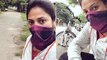 ಮುಖ ಮುಚ್ಚಿಕೊಂಡು ಸೈಕಲ್ ಸವಾರಿ ಮಾಡಿದ ಸ್ಯಾಂಡಲ್‌ವುಡ್ ತಾರೆ ..!! | FIlmibeat Kannada