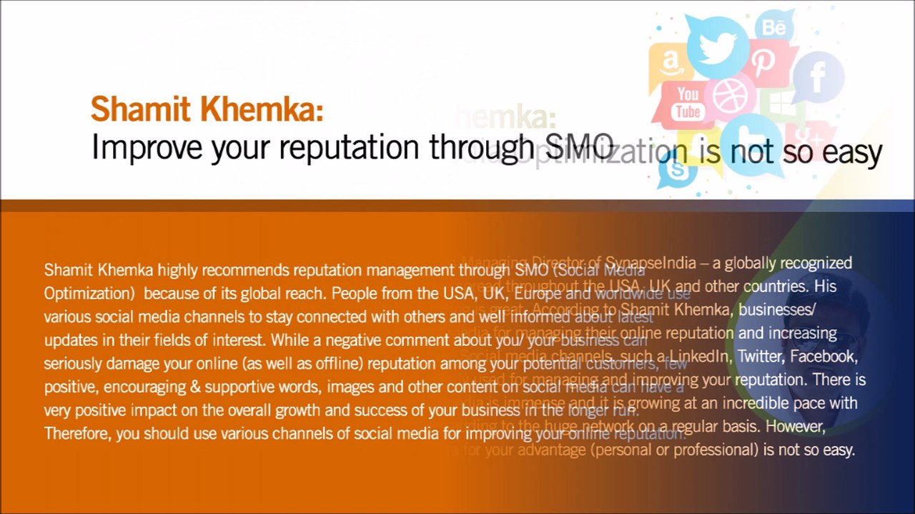Shamit Khemka- Social media is a trusted platform among buyers