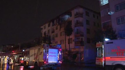 Ankara'da Apartmanın Dördüncü Katına Yıldırım Düştü