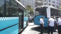 Şişli'de Halk Otobüsleri Çarpıştı - İstanbul