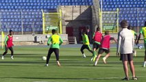 المنتخب السعودي يتمرن استعدادا لنهائيات كأس العالم 2018