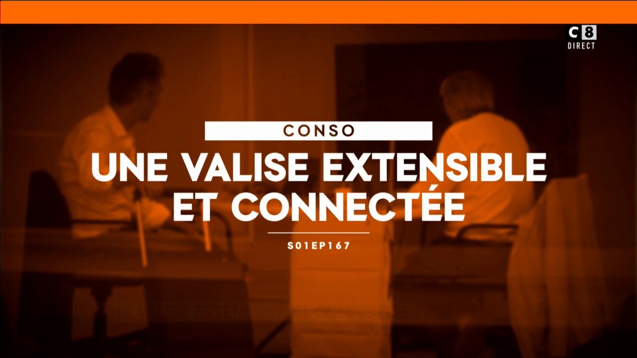 Une valise extensible et connectée