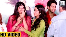 Janhvi & Khushi Kapoor CRYING After Watching Dhadak Trailer