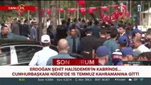 Cumhurbaşkanı Erdoğan'dan anlamlı ziyaret