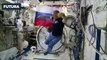Quand les astronautes jouent au football dans la station ISS - Prépa pour la coupe du monde