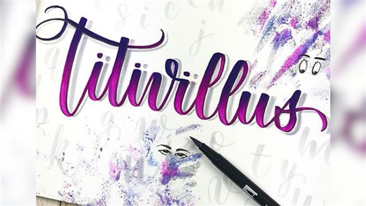 Schrift zum verlieben: kalligrafie erobert social media