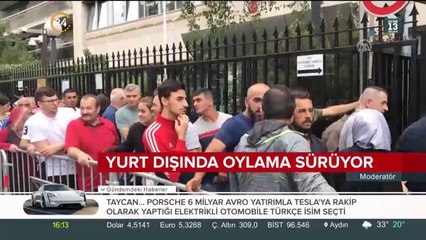 Yurt dışında oylama sürüyor
