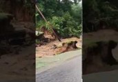 Coffins Exposed After Flooding in Michigan's Cass County