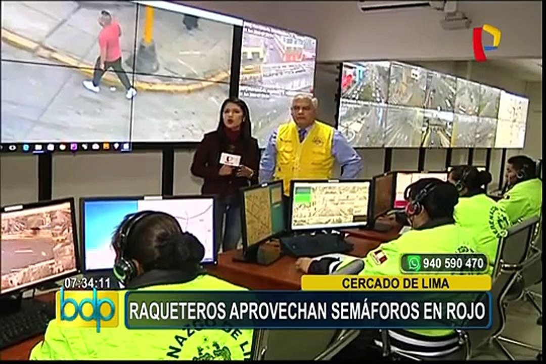 Cercado de Lima: ‘raqueteros’ aprovechan semáfo...