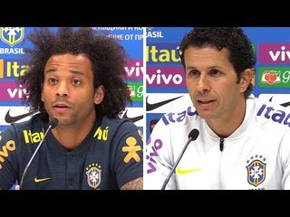 Marcelo & Brazil Team Doctor Rodrigo Lasmar Press Conference - On Fred's Ankle Injury