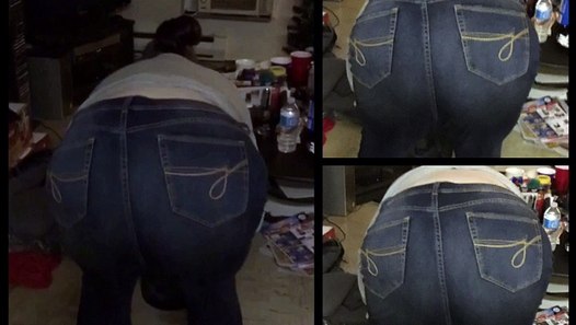 Alicia In Tight Fittin Jeans Shaking Some Booty Showing It Off