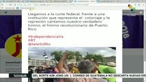 Marchan puertorriqueños soberanistas por el fin del coloniaje de EEUU