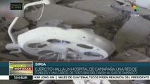 Descubre ejército sirio hospital, red de túneles y cárcel de Daesh