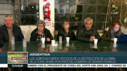 Expertos llegan a Argentina para revisar violaciones de DDHH