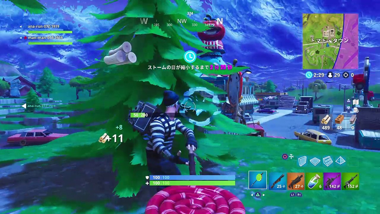 Fortnite_奇跡の連続きる