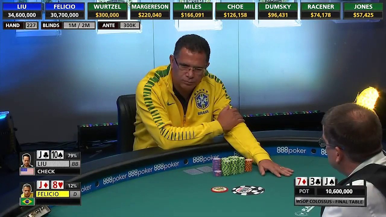 Poker - Un joueur célèbre sa victoire un peu trop vite