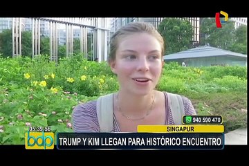 Donald Trump y Kim Jong-un ya están en Singapur para encuentro histórico