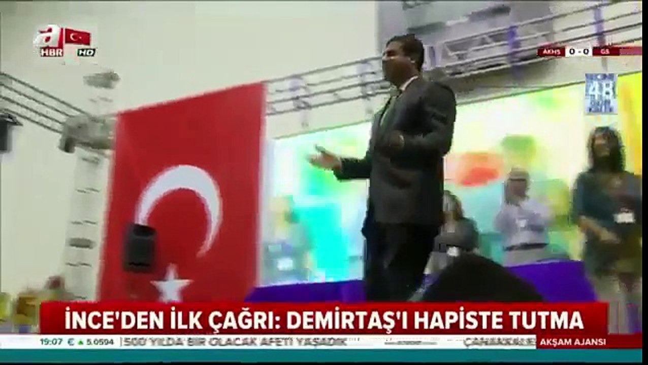 Muharrem İnce Demirtaş'ın Serbest Bırakılmasını İstedi
