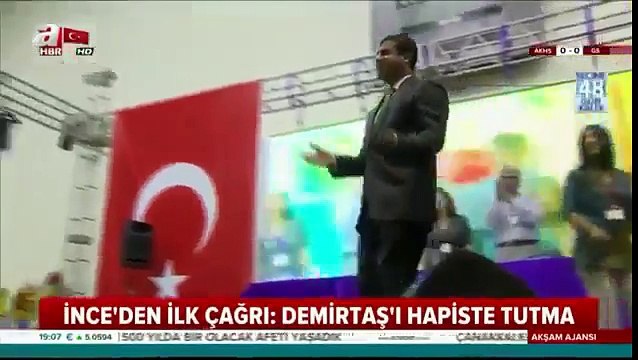 Muharrem İnce Demirtaş'ın Serbest Bırakılmasını İstedi