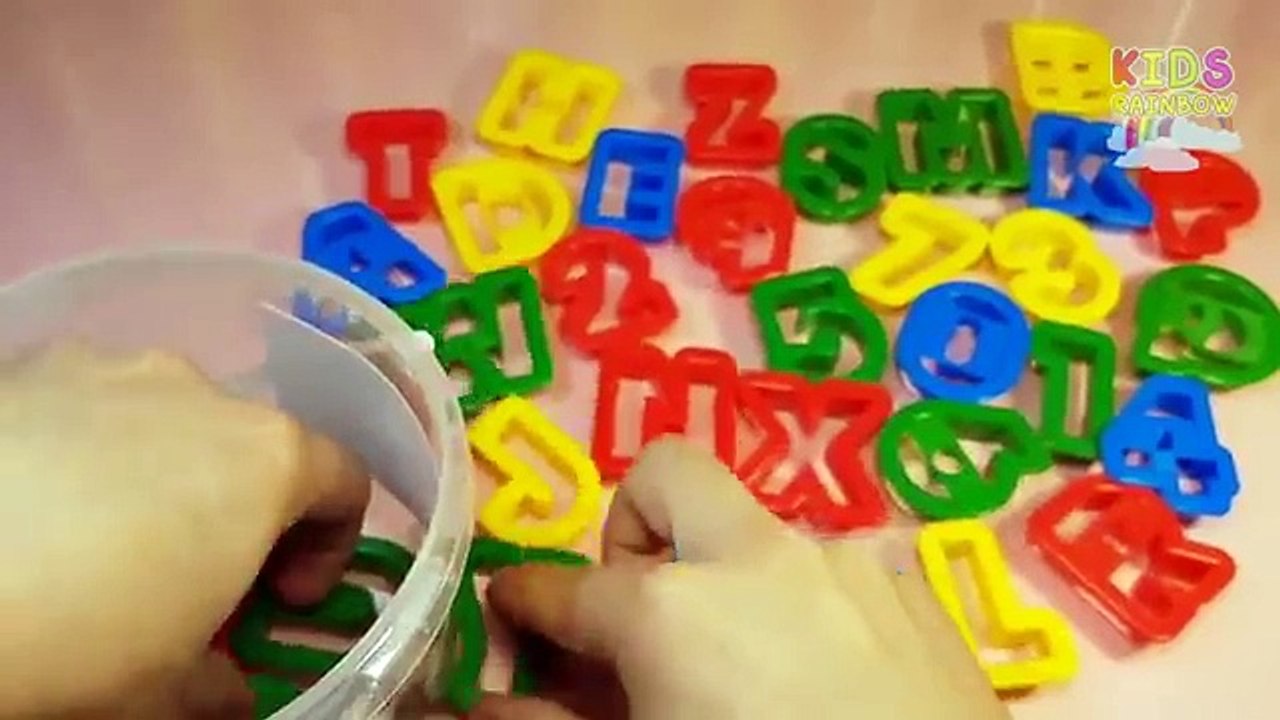 ABCD Clay Doh ABC Play Doh Videos Claydoh A B C D Play Doh Video PlayDoh Alphabet Games ABCDE Spell