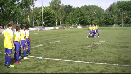 Warming-up (Speedladder met bal)