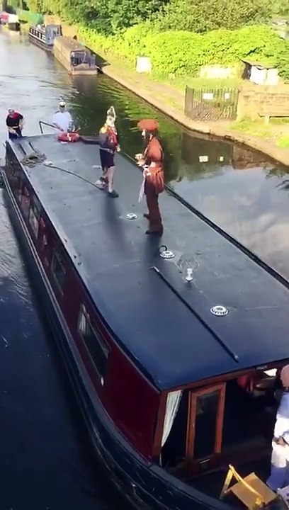 Pirates des Caraïbes.. sur une péniche à Amsterdam !