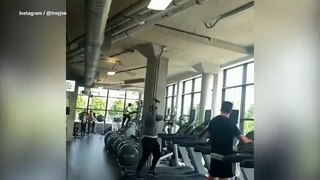 Woman smashes up gym when she's told she must be a member