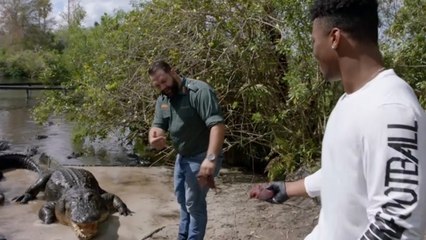 Hey Rookie: Saquon Barkley confronts his fear of crocodiles head on