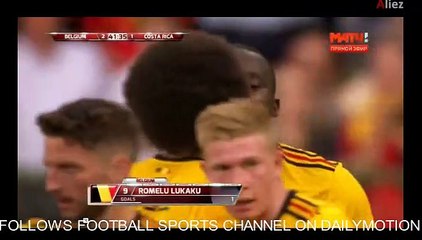 Résumé Belgique - Costa Rica 4-1