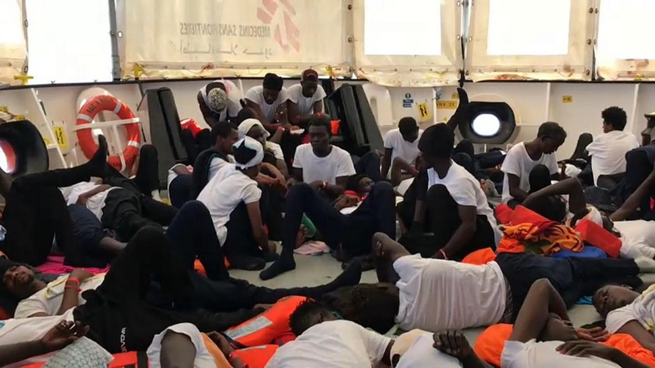 Aquarius: Lage an Bord extrem schwierig