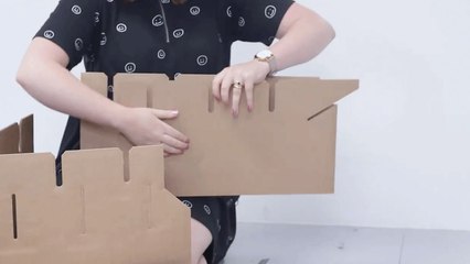 This Sturdy Furniture is Made From Cardboard