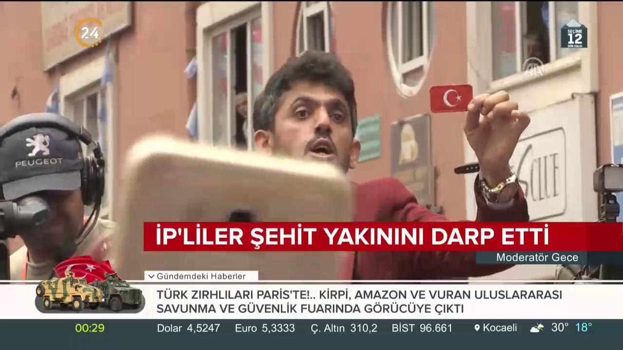 Şehidimizin yakınını darp ettiler