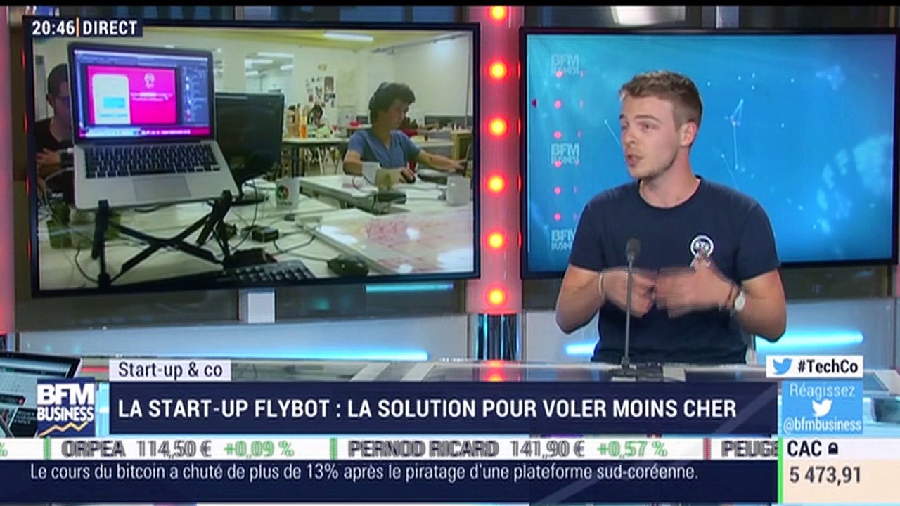 Start-up & Co: Flybot, la solution pour voler moins cher - 11/06