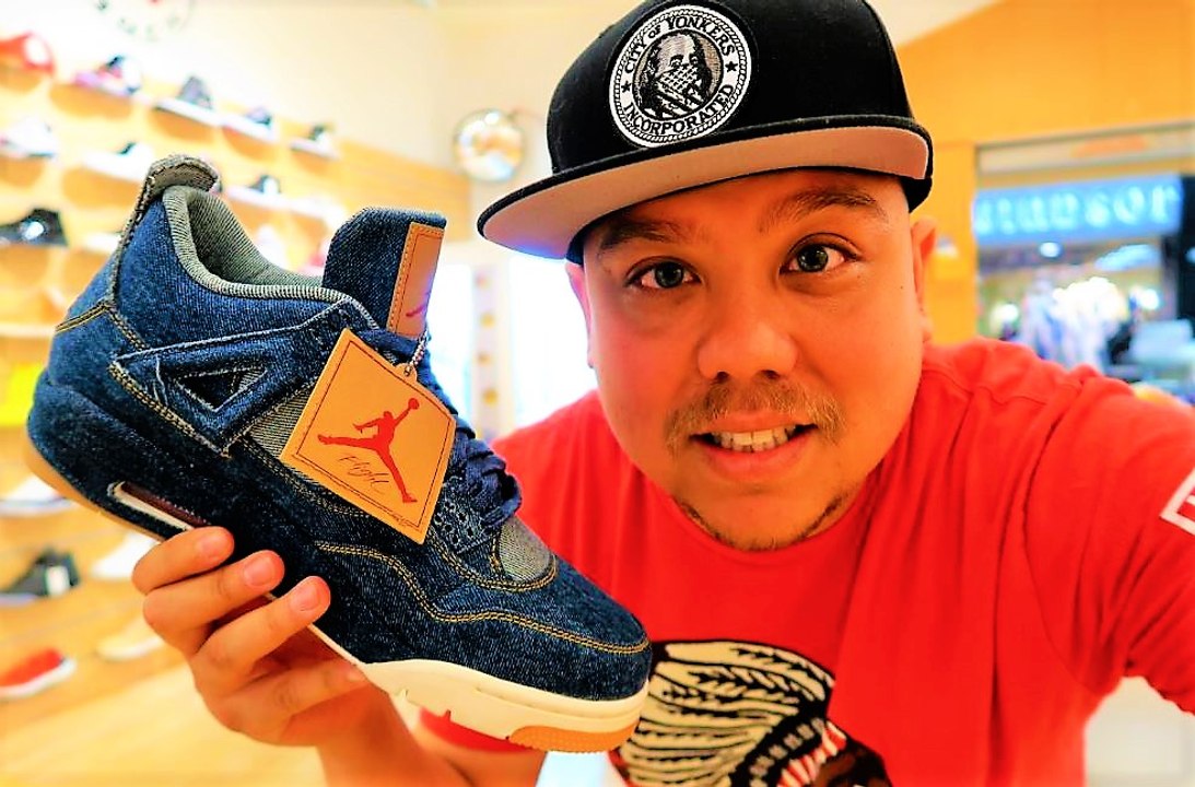 LEVI'S AIR JORDAN 4 BLUE JEAN DENIM RETRO SNEAKER DETAILED REVIEW