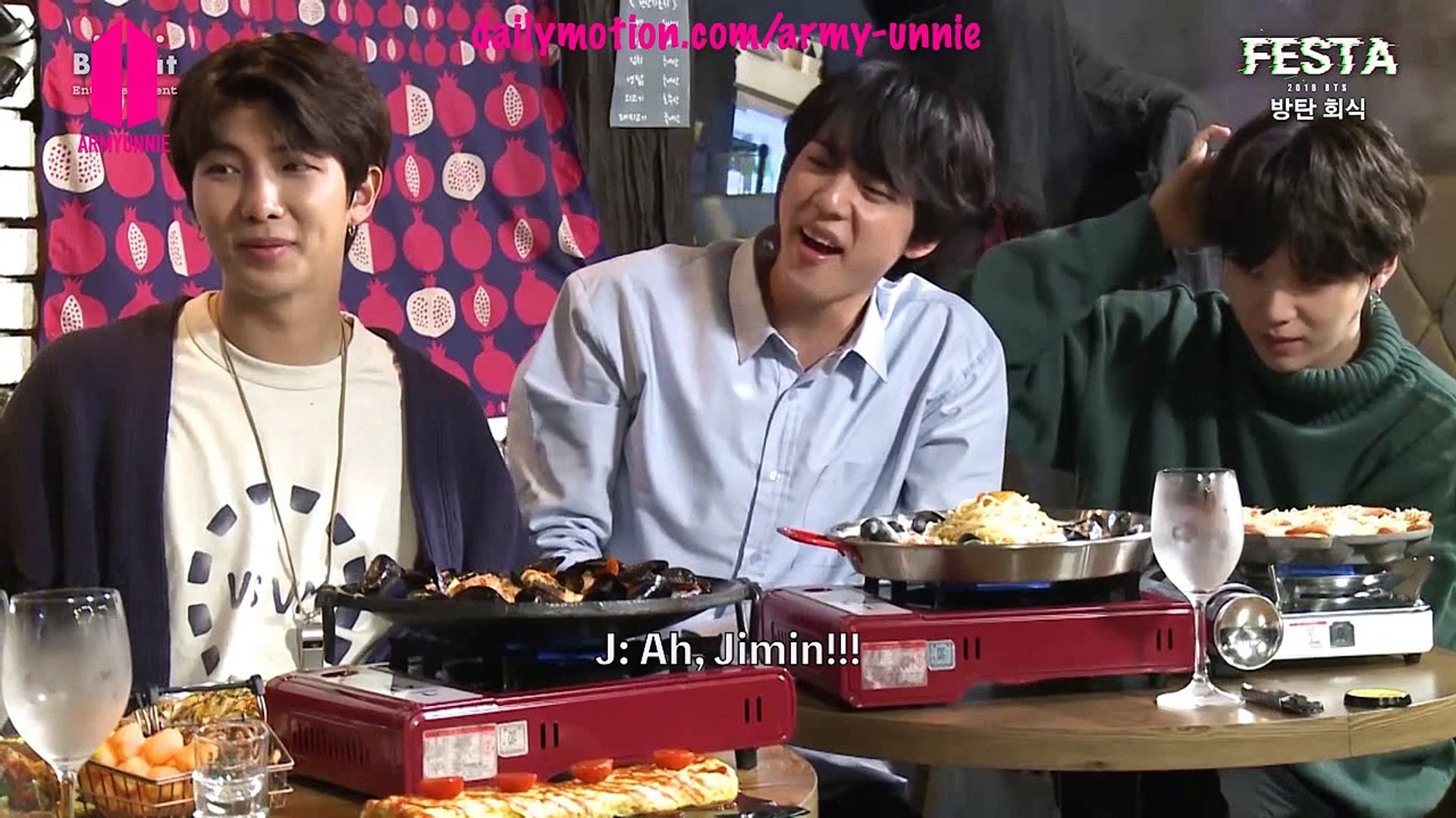 Eng Bts 방탄소년단 Dinner Party 방탄회식 18btsfesta 1 6 Video Dailymotion