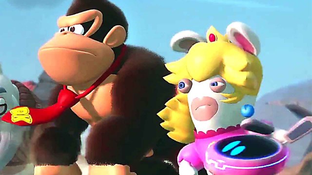 MARIO + THE LAPINS CRETINS Kingdom Battle: Donkey Kong Adventure Bande Annonce VF