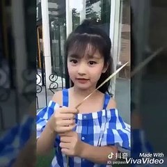 抖音 beautiful young model girl in China.Look like princess