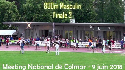 Meeting National de Colmar 2018 800m Masculin
