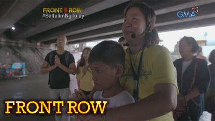 Front Row: Public school teacher, nagtuturo sa mga bata sa ilalim ng tulay