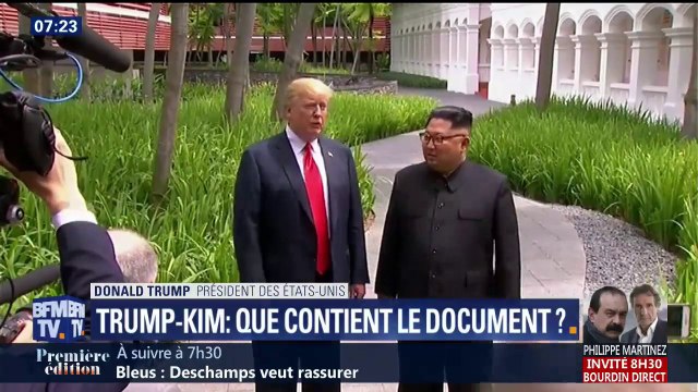 Donald Trump évoque une rencontre fantastique qui a permis de faire beaucoup de progrès avec Kim Jong-Un