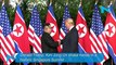 Donald Trump, Kim Jong Un shake hands in a historic Singapore Summit