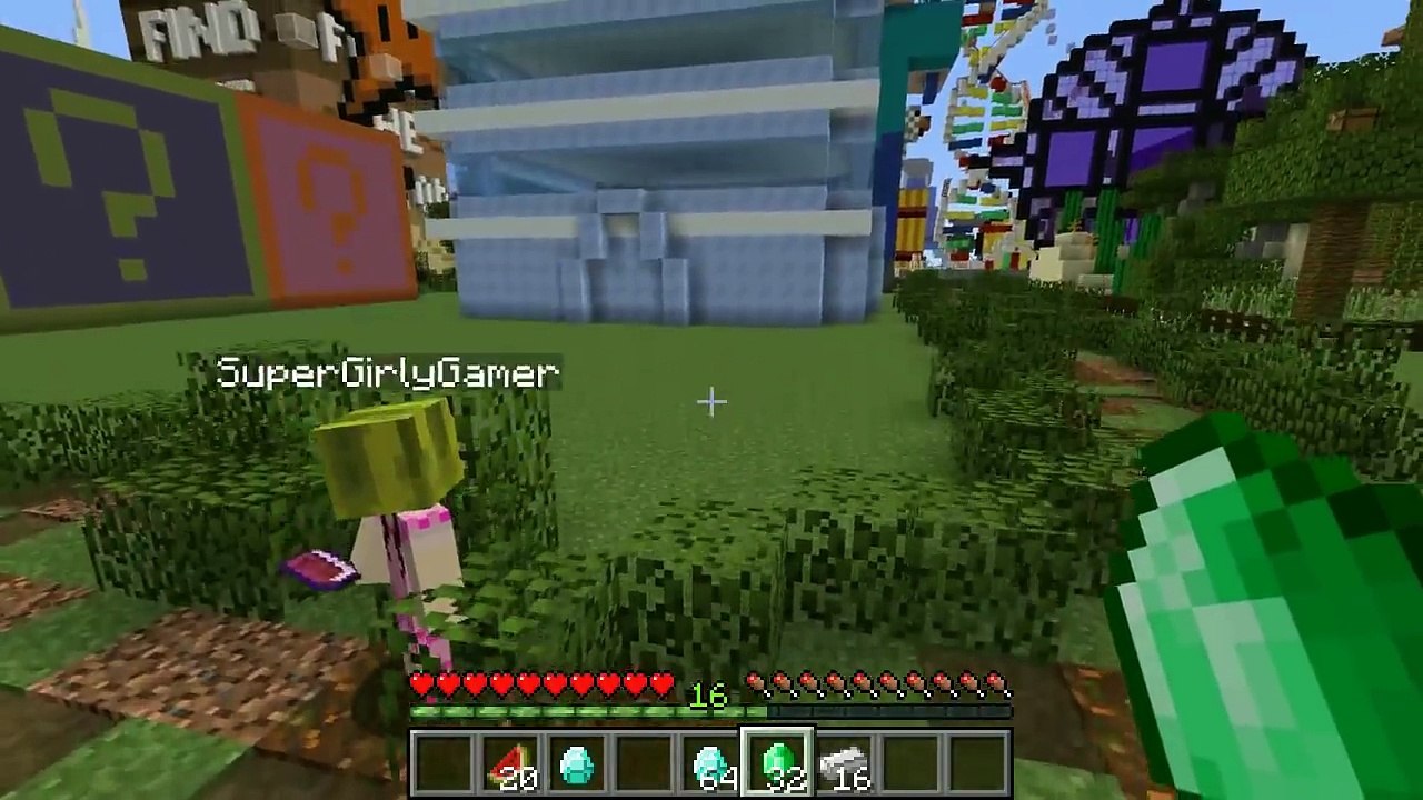 PopularMMOs Minecraft  CHASE THE MOUSE GAME! - HEAD HUNTER THEME PARK [6]
