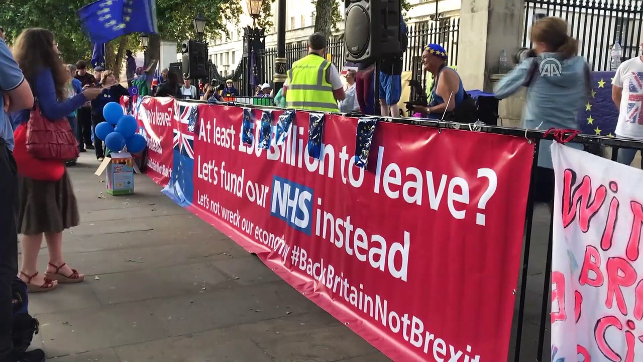 Brexit karşıtlarından protesto yürüyüşü - LONDRA
