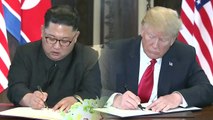 [현장영상] 김정은·트럼프 '세기의 핵 담판' 공동합의문 서명 / YTN