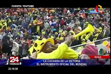 Conozca al instrumento del Mundial, 'Cucharas de la victoria’