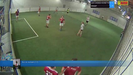 But de michael (1-7) - LES CASSES-NOISETTES Vs KRAMP - 11/06/18 21:00 - LIGUE 3 - Poitiers Game Parc