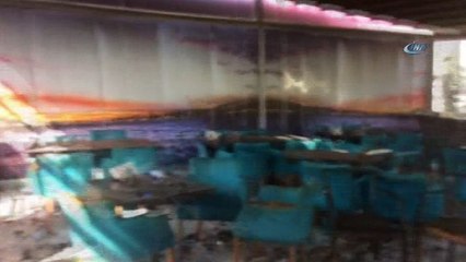 Kemerburgaz’da yangın paniği...5 iş yeri alev alev böyle yandı